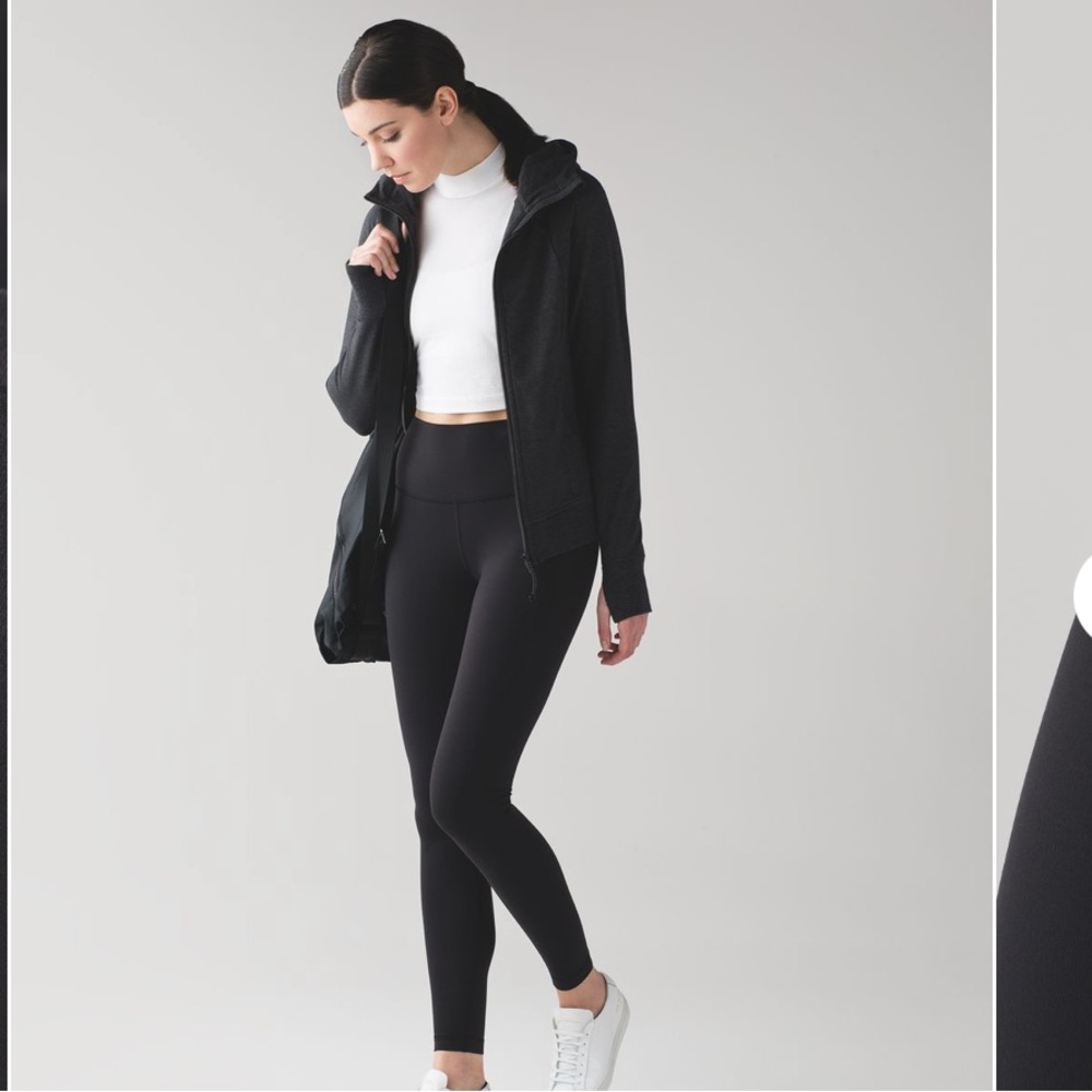 EUC Lululemon Wunder Under Hi-Rise Tight (Full-On Luon 28") Black